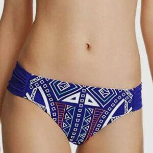 NWT TRINA TURK JAKARTA EMBROIDERED HIPSTER BIKINI BOTTOM, SIZE 6
